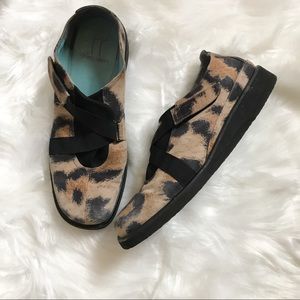Thierry Rabotin Leopard Print Lena Walking Shoes
